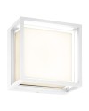 CHAMONIX * PLAFÓN/APLIQUE EXTERIOR BLANCO LED IP65 - 9W - CCT 2700K-3200K-4000K